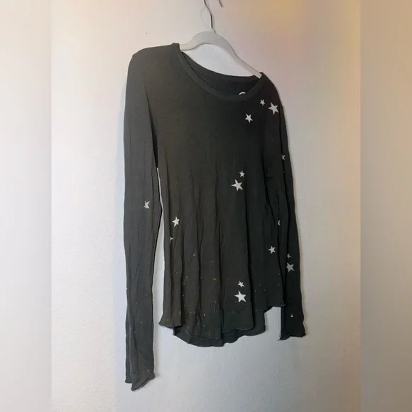 Chaser Gray Star Long Sleeve Tee - Picture 6 of 8